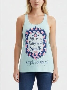 Simply Southern Life is a Party Tank Top